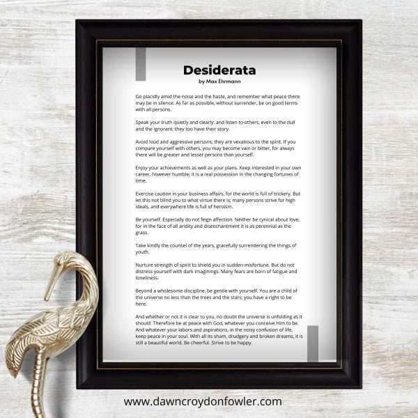 Desiderata Poem Printable by Max Ehrmann - Image 5