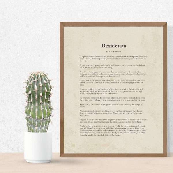 Desiderata Poem Printable by Max Ehrmann - Image 4