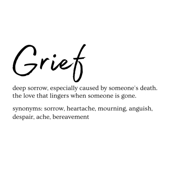 Grief Definition Women's Relaxed T-Shirt, Bereavement Shirt for Loss, Sympathy Gift for Mourning Loved Ones - Image 3
