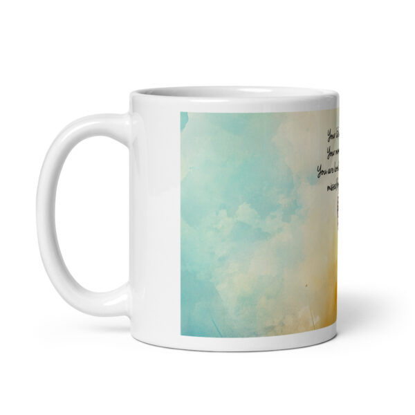 Butterfly Bereavement Gift, Your Life was a Blessing, Memorial Mug - Image 3