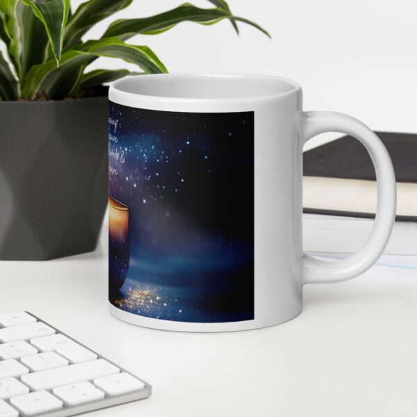 Candle Grief Quote mug, Forget Me Not Bereavement Gift, Your Life was a Blessing Your Memory a Treasure, Candle Memorial Mug - Image 4